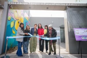 Mayra y Eva Mieri inauguraron la casa de abrigo temporal para infancias y adolescencias “Amanda Allen”