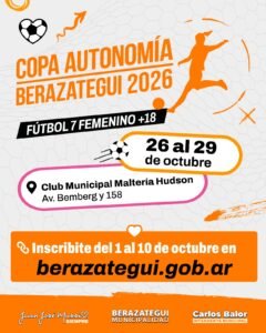 Se viene la 4ta Copa Autonomía Berazategui