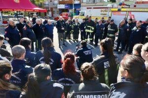 Se realizó en Avellaneda un simulacro de Bomberos Voluntarios, donde participaron los 5 cuarteles locales y 2 de la localidad de Lanús