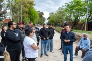 Andrés Watson anunció la extensión de la obra hasta la Ruta Provincial Nº53