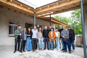 Carlos Balor supervisó las obras que se realizan en la Escuela Agraria N° 1