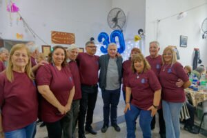 Carlos Balor participó del festejo por los 30 años del Centro de Jubilados Jóvenes de Antaño