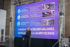 La intendenta Magdalena Sierra presentó el “Plan Hídrico 2026-2027”
